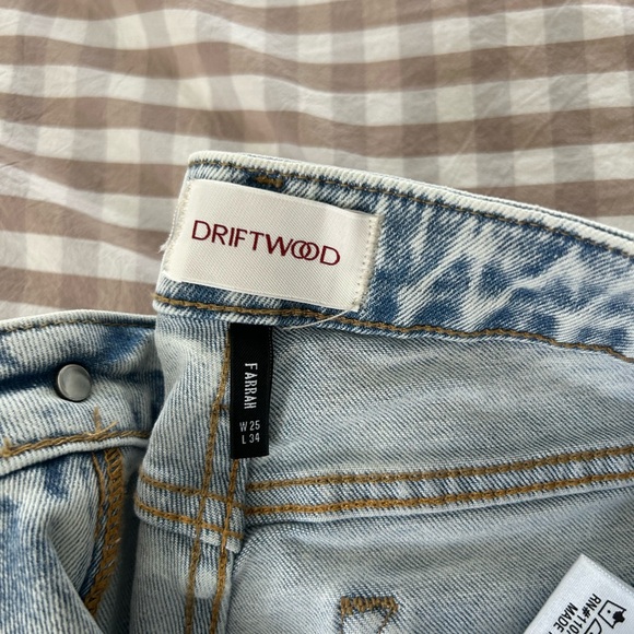 Free People Driftwood Farrah Floral Embroidered Jeans - Picture 4 of 5